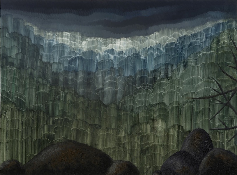 David Borgmann: O.T. [ST5], 2016, Öl auf Leinwand, 170 x 230 cm 

